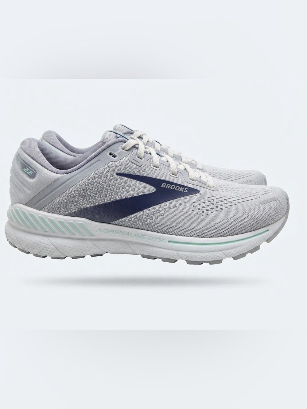 Brooks Adrenaline GTS 22 Running Shoes - Gray/Blue size 9.5 women’s